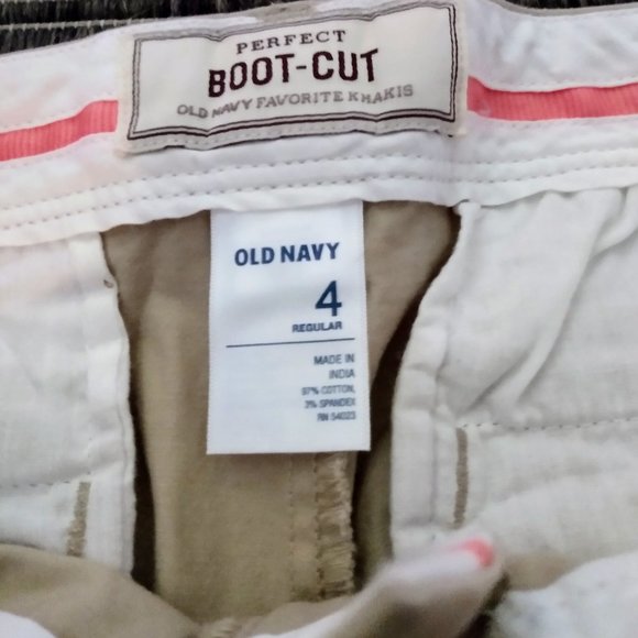 Old Navy Boot Cut Pants - SZ 4 - Picture 3 of 4